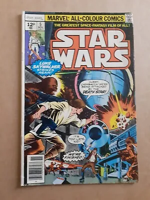 Buy Star Wars No 5  1st Wedge Antilles. Part 5   Star Wars :A New Hope  1977 Marvel  • 8.99£