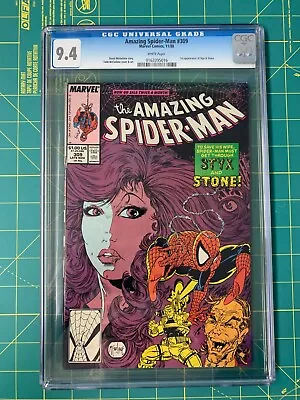 Buy The Amazing Spider-Man 309 - Nov 1988 - Vol.1 - Minor Key - CGC 9.4 - (7014) • 70.99£