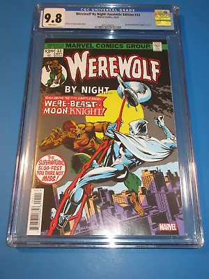 Buy Werewolf By Night #33 Facsimile Reprint 2nd Moon Knight CGC 9.8 NM/M Gem Wow • 38.73£