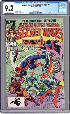 Buy Marvel Super Heroes Secret Wars #3D CGC 9.2 1984 3848155014 • 44.61£