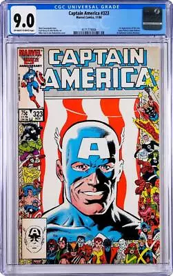 Buy Captain America #323 CGC 9.0 GRADED Marvel Comic 1st - Super Patriot / US Agent • 79.30£