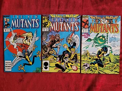 Buy 3x The New Mutants Numbers 58, 59 & 60 From 1987 Marvel Comics  • 0.99£