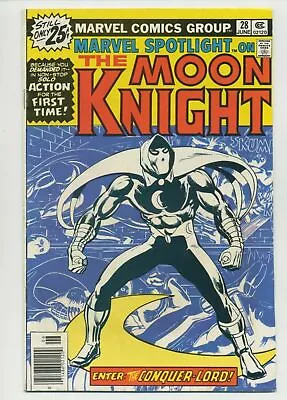 Buy Marvel Spotlight #28, FN+ 6.5, 1st Moon Knight Solo Story; 1st Marlene • 83.95£