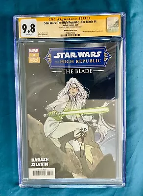 Buy Signed PEACH MOMOKO 9.8 CGC STAR WARS High Republic The Blade 4 Variant Cover 1 • 119.57£
