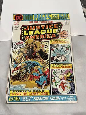 Buy JUSTICE LEAGUE OF AMERICA #113 F, 100 Page Giant, DC Comics 1974 Mid Grade • 11.99£