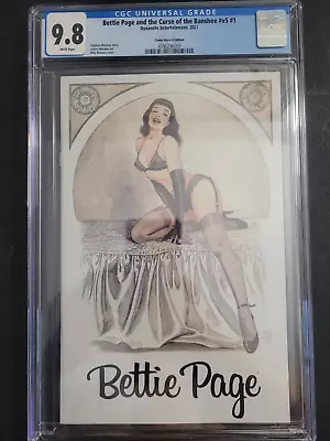 Buy Bettie Page & The Curse Of The Banshee #1 Cgc 9.8 Graded Milo Manara Variant Ltd • 237.47£
