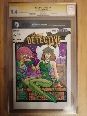 Buy Detective Comics #20 CGC SS 9.4 Signed & Sketched By Steven Butler • 75£