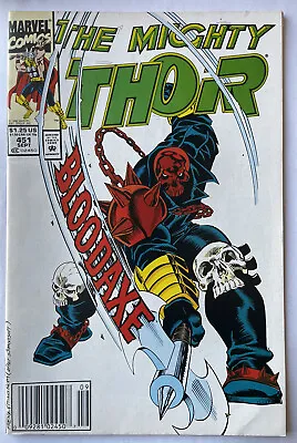 Buy Thor #451 Cover Homage To #337! KEY 1st Cover Appearance Bloodaxe! Cover Wear • 2.36£