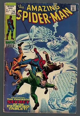 Buy Marvel Comics Amazing Spiderman 74 VGF 5.0 1969 Avengers • 41.99£