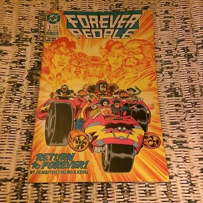 Buy DC Comics Forever People Issue 1 1988 Vykin The Black Big Bear New Genesis • 1.99£