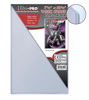 Buy (10-Pack) Ultra Pro Thick Comic Book Toploaders 7-1/8 X10-1/2  Storage Protector • 31.21£
