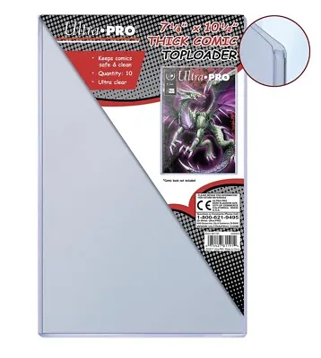 Buy 10 Pack Ultra Pro Thick Comic Toploader Holder Protector - 7-1/8  X 10-1/2  • 28.68£