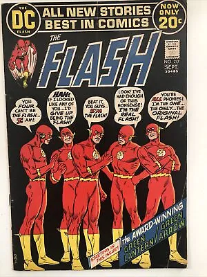 Buy Flash 217 - With Neal Adams Green Lantern Green Arrow Story • 11.85£