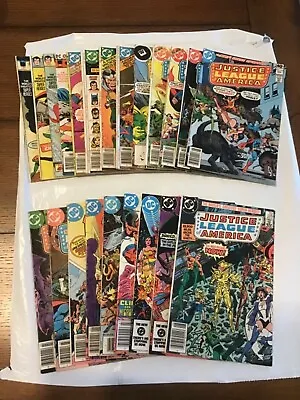 Buy Lot Of (22) DC Comics Justice League Of America 22 Different Between #124-229 • 94.98£