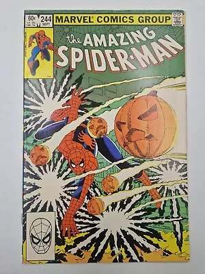 Buy The Amazing Spiderman #244 - 1983 Marvel Comics - High Grade 3rd Hobgoblin App • 2.20£