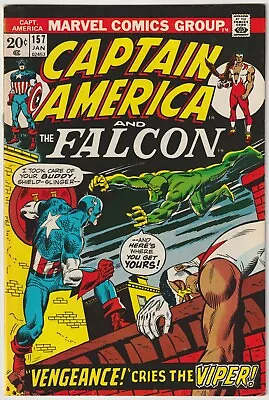 Buy Captain America #157   (Marvel Comics 1968)  FN+ • 26.95£