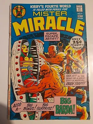 Buy Mister Miracle #4 Oct 1971 Good/VCG 5.0 1st Appearance Of Big Barda • 49.99£