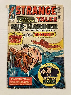 Buy STRANGE TALES #125! 1964 Marvel Silver-Age! Human Torch! Thing! Sub-Mariner! • 18.23£