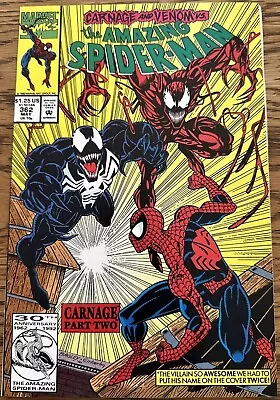 Buy Amazing Spider-Man 362 1992 Part 2 Venom Carnage Marvel Comics • 10.67£
