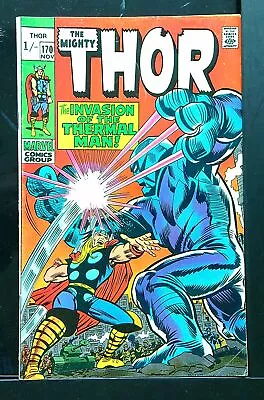 Buy Thor (Vol 1) # 170 (FN+) (Fne Plus+) Price VARIANT RS003 Marvel Comics ORIG US • 42.74£