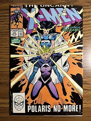 Buy Uncanny X-men 250 Direct Edition 1st App Of Worm Marvel Comics 1989 • 4.69£