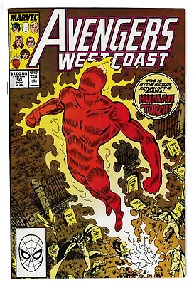 Buy The West Coast Avengers #50 - Marvel 1989 - John Byrne [Ft Human Torch] • 6.39£
