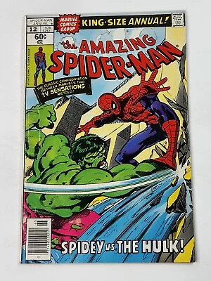 Buy Amazing Spider-Man Annual 12 NEWSSTAND Marvel Comics Reprints ASM 119 Vs. Hulk • 17.58£