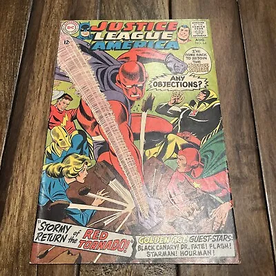 Buy Justice League Of America #64 1st Silver Age Red Tornado! DC Comics 1968 • 26.11£