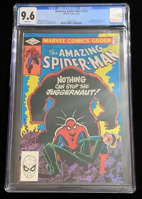 Buy Amazing Spider-Man #229 CGC 9.6 White Pages Madame Web, Juggernaut App • 119.84£