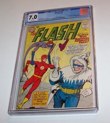 Buy Flash #134 - DC 1963 Silver Age Issue - CGC FN/VF 7.0 - Captain Cold Cover • 154.17£