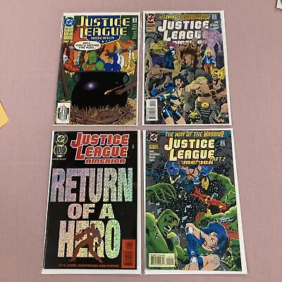 Buy Justice League America #99, #100B, 101, 59, 1995, DC, Lot Of 4, Batman, Flash • 10.41£