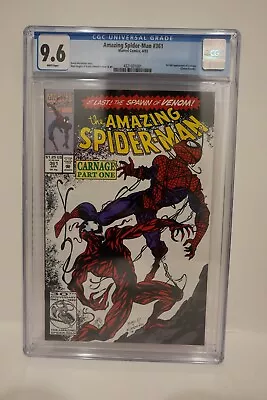 Buy Amazing Spider-Man #361 (Marvel Comics 1992) CGC 9.6 WP 1st Carnage Newsstand! • 126£