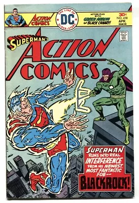 Buy ACTION COMICS #458 1974-SUPERMAN-1st Appearance Of Blackrock • 23.65£