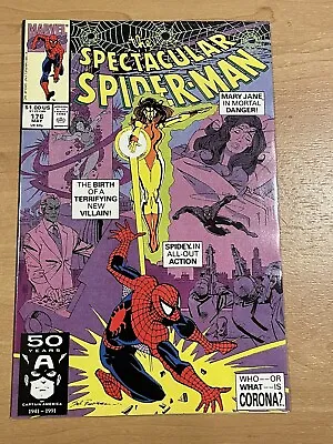 Buy The Spectacular Spider-Man 176 May 1991 Marvel Comic 1st App Of Corona Buscema • 3.08£