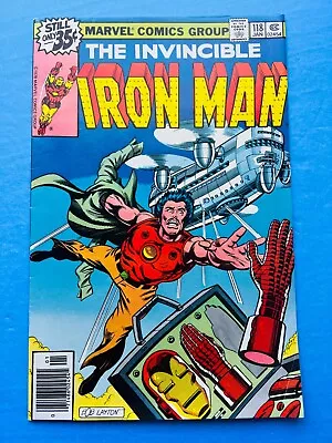 Buy ⭐️🔑The Invincible Iron Man #118 FN+ 6.5  1st App James Rhodes Marvel 1979⭐️ • 18.39£