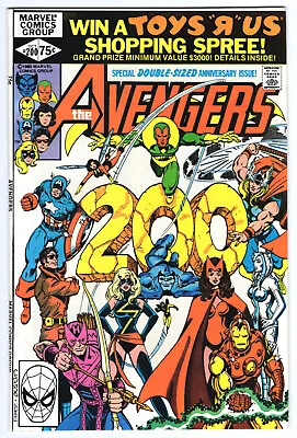 Buy Avengers #200 Very Fine-Near Mint 9.0 Anniversary Issue George Perez Art 1980 • 19.70£