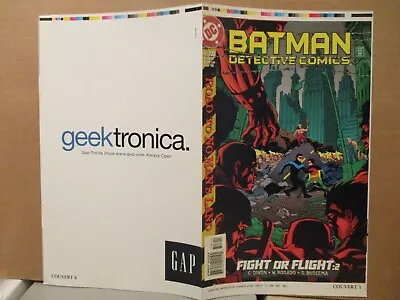 Buy Batman Detective Comics 728 COVER COLOR PROOF `99 Production Art Fight Or Flight • 15.77£