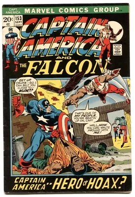 Buy Captain America #153 1972- 1st Jack Moroe VG+ • 32.62£