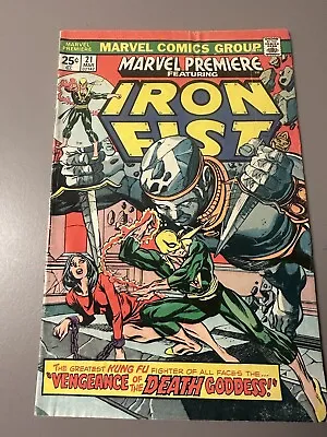 Buy Marvel Premiere Featuring Iron Fist #21! GD-VG 1st Misty Knight!!! • 19.86£