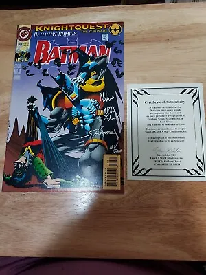 Buy Detective Comics Batman  #668 (1993) 9.4 NM / Triple Signed & #d 187 Of 5000 • 15.80£