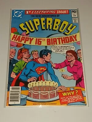 Buy Superboy New Adventures Of #1 Nm (9.4 Or Better) Dc 16th Birthday January 1980 • 7.99£