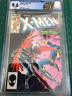 Buy Uncanny X-Men #201 CGC 9.6 Marvel 1986 1st App Cable As Baby Nathan Custom Label • 86.73£