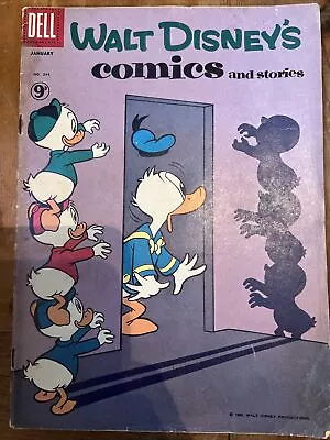Buy  Walt Disney's And Stories #244 Donald Duck Dell Comics January 1961 • 10£