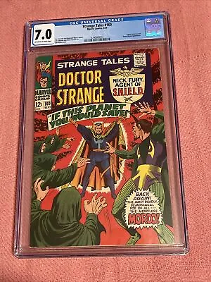 Buy Strange Tales #160 CGC 7.0 OW-WP, Captain America And Jimmy Woo Appearances! • 51.96£