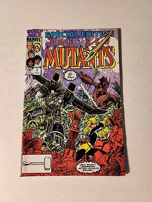 Buy New Mutants Special Edition #1 ~Marvel ~Art Adams Wraparound Cover And Art VF- • 4.78£