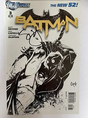 Buy Batman #3 - 1:200 Sketch - Capullo Cover - Signed Scott Snyder (New 52) • 69.99£