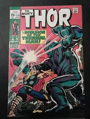 Buy Thor #170 (1969) Jack Kirby VF-7..5 Crisp And Bright! • 43.54£