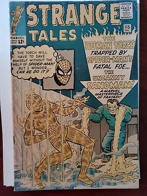 Buy Strange Tales #115 VG 3.5 1963 2nd Sandman ORIGIN ISH MEGA 🔑  • 204.97£