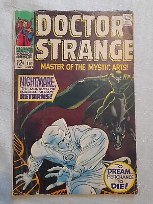 Buy Doctor Strange #170 July 1968 Good/VGC 3.0 1st Cover Appearance Of Nightmare • 34.99£