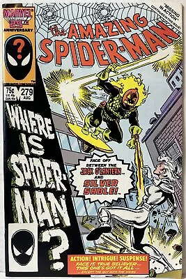 Buy Amazing Spider-Man 279 Jack O'Lantern, Silver Sable! 1986 Marvel Comics *VF-* • 7.99£
